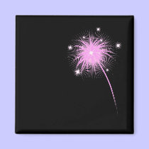 Simple Pink Firework - by request magnets
