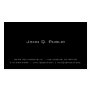 Simple Plain Black Business Card