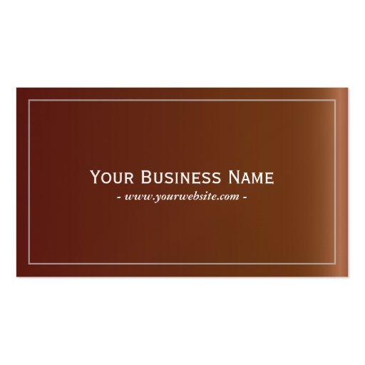 Simple Plain Leather Texture Business Card (front side)
