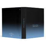Simple Plain Modern Black & Blue Gradient