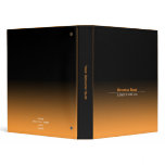 Simple Plain Modern Black & Orange Gradient