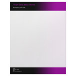 Simple Plain Modern Black & Purple Gradient