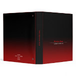 Simple Plain Modern Black & Red Gradient