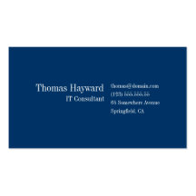 Simple & Plain Professional Business Card Template