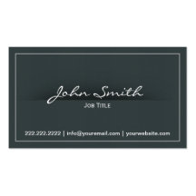Simple Plain Subtle Green Patterns Business Card