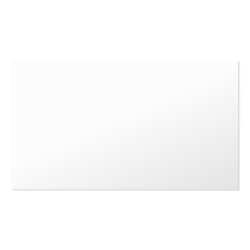 Simple Plain White Accountant Business Card (back side)