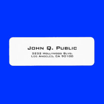 Simple Plain White Address Label