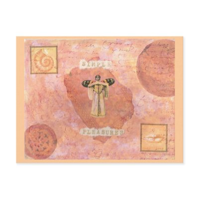 Simple Pleasures Postcard by rinadurron