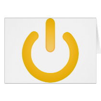 Simple Power Button Cards