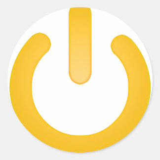 Power Button Stickers | Zazzle