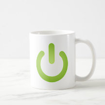 Simple Power Button Coffee Mugs