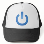 Simple Power Button Trucker Hats