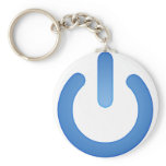 Simple Power Button Key Chains