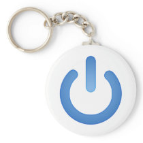 Simple Power Button Key Chains