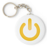 Simple Power Button Key Chains