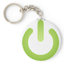 Simple Power Button Keychain