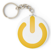 Simple Power Button Keychain