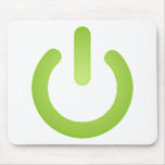Simple Power Button Mouse Pads