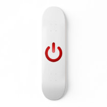 Simple Power Button Skate Boards