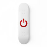 Simple Power Button Skate Boards