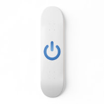 Simple Power Button Skate Boards