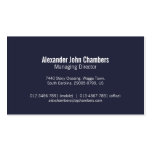 Simple professional navy business cards business cards