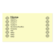 Simple Profile Card business cards