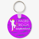 simple purple keychains