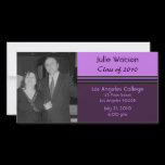 simple purple pink graduation