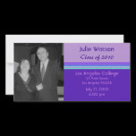 simple purple turquoise graduation