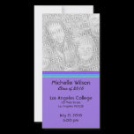 simple purple turquoise graduation