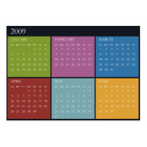 Simple Purse and Pocket Calendar business cards by Ruxique Simple Purse and Pocket Calendar business cards