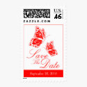 Reserva roja simple de la mariposa la boda de la f sellos postales by Ruxique Reserva roja simple de la mariposa la boda de la f sellos postales