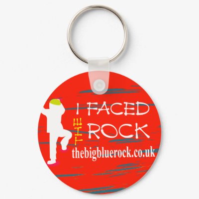 simple red key chain by bigbluerock