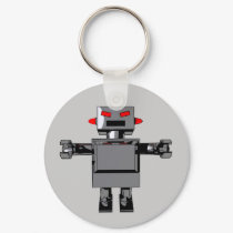 Simple Robot Keychain by MDKgraphics Simple Robot Keychain