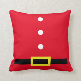 Simple Santa Claus Outfit Christmas Home Pillows