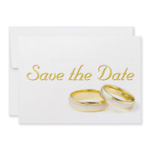 Simple Save-the-Date Invitations by PublicDomainProducts Simple Save-the-Date Invitations