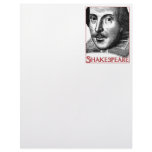 Simple Shakespeare Logo Custom Letterhead