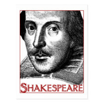 Simple Shakespeare Logo postcards