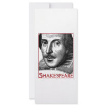 Simple Shakespeare Logo Rack Card Template