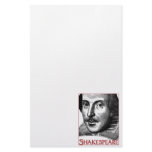 Simple Shakespeare Logo Customized Stationery