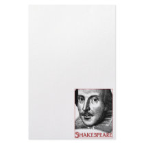 Simple Shakespeare Logo Customized Stationery