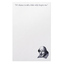 Simple Shakespeare Stationery