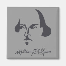 Simple Shakespeare with Signature Fridge Magnets