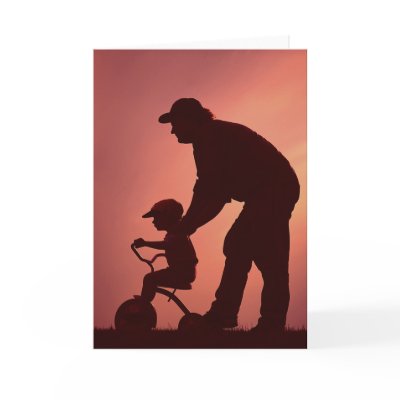 Simple SIlhouette Card for Father's Day by Surrealism