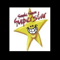 Simple Simon Superstar ladies yel. Spaghetti top t-shirts