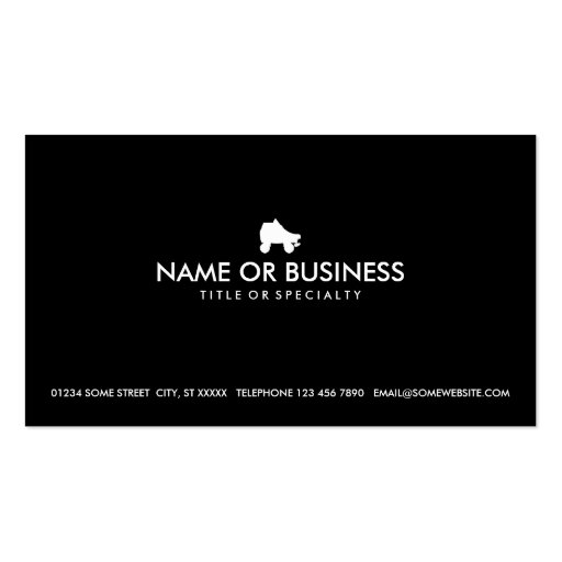 simple skate business cards (front side)