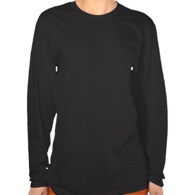 Simple snowflake long sleave T (black) T Shirts