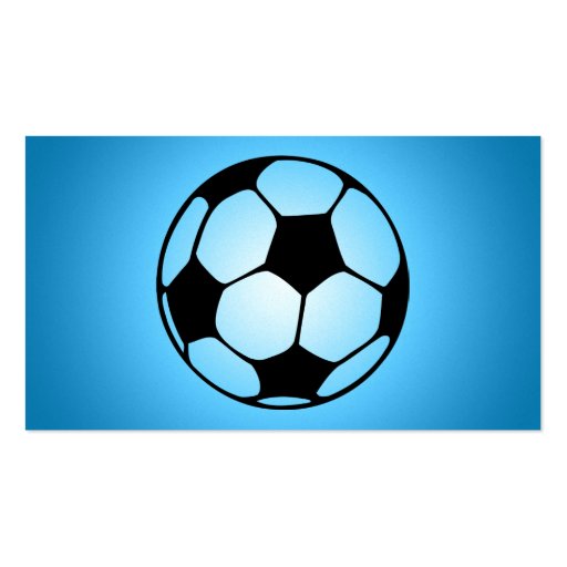 simple soccer business card (back side)