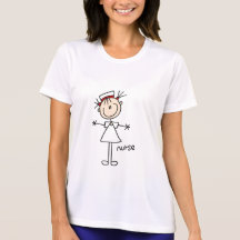 Simple Stick Figure Nurse T-shirts and Gifts